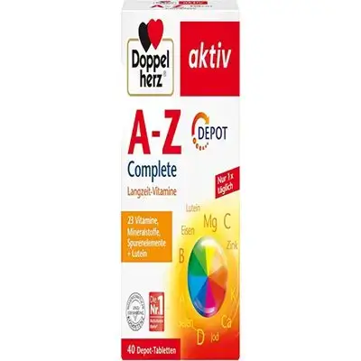 Aktiv A-Z Depot Multivitamin 40 Tablets Doppel Herz