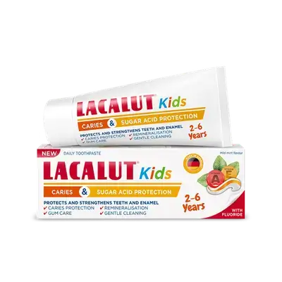 Kids 2-6 Years Caries & Sugar Acid Protection 55ml _ LACALUT