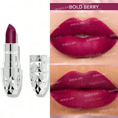 SHEGLAM Starlight Velvet Lipstick-Bold Berry