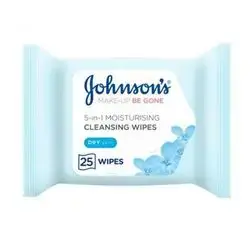Johnson's Makeup Remover Wipes for Dry Skin 25 Wipes