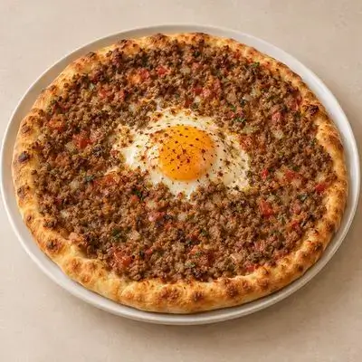 Lahmacun Double With Egg