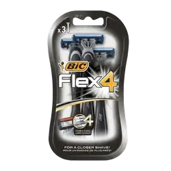 Flex 4 Flexible 4 Blades for Closer Shave 3 Pcs _ Bic
