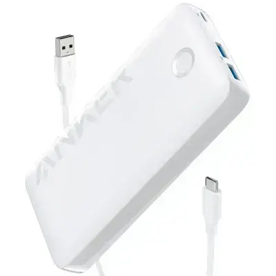 Anker 335 Power Bank (PowerCore 20000mAh) A1288H11 – White