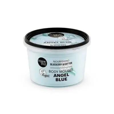 organic shop body mousse - angel blue