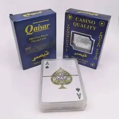 Qaisar Gold Custom Plastic Playing Card