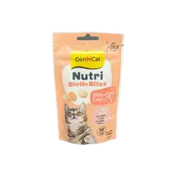 GimCat Nutri Biotin Bites - Skin & Coat Care with Salmon + Biotin 40g