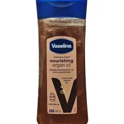 Vaseline Intensive Care Nourishing Argan Oil – Bronze Shimmer Body Oil.