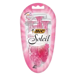 Miss Soleil Bella 3 Blade Shaver 4 Pcs _ Bic