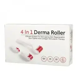 4 in 1 Derma Roller – Microneedle Therapy Set