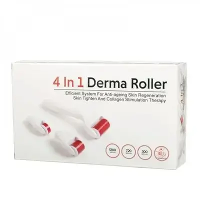 4 in 1 Derma Roller – Microneedle Therapy Set