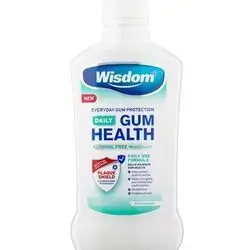 wisdom gum health mouthwash