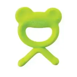 3D Rubber Teether (+4) - Green