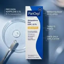 PanOxyl Adapalene Gel USP, 0.1% Acne Treatment (15g)