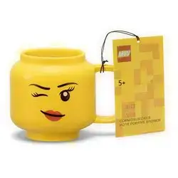 40460803 LEGO Small Ceramic Mug (Winking Girl Face)