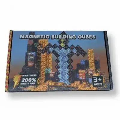 Minecraft Magnetic Building Sword Mineral Lava 100pcs