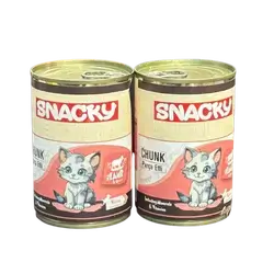 Snacky Chunk Kitten Wet Food with Lamb(2 pices)