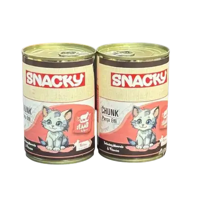Snacky Chunk Kitten Wet Food with Lamb(2 pices)