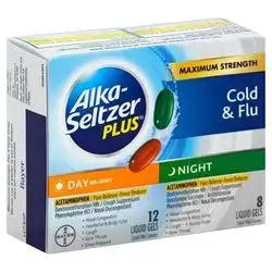 Alka-seltzer Plus (Cold & Flu) 12 Liquid gel & 8 Liquid gel_Bayer