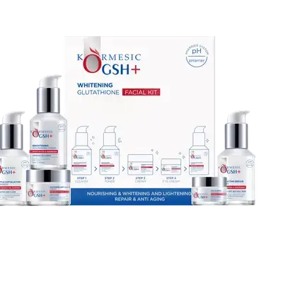 KORMESIC Whitening Glutathione Facial Kit Nourishing&Whitening and Lightening Repair&Anti Aging