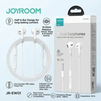 Joyroom Earphone Aux 3.5mm