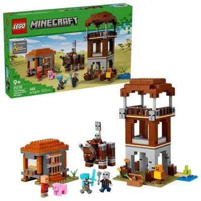 LEGO® 21278 The pillager outpost and ravager