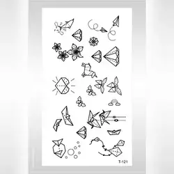 1 Sheet mini micro diamond butterfly temporary tattoo