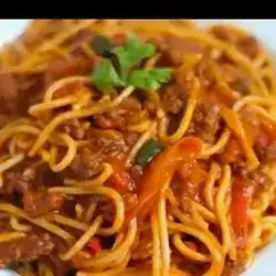 Beef Spaghetti Platter