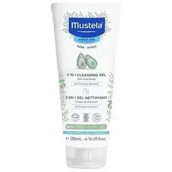 Mustela 2 in 1 Cleansing Gel Hair and Body 200ml
