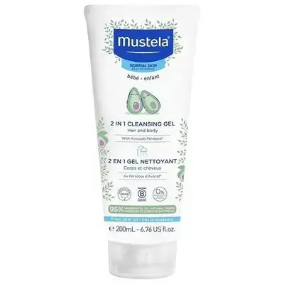 Mustela 2 in 1 Cleansing Gel Hair and Body 200ml