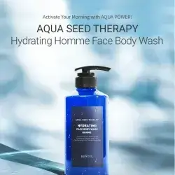 Aqua Seed Therapy Hydrating Face Body Wash Homme