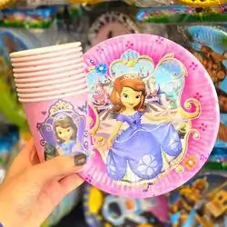 disposable paper plate & cup