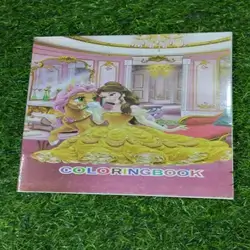 Small coloring book / size 19 * 13 cm Girls picture / 16 pictures