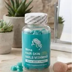 Mena Hair, Skin & Nails Vegan Bear Gummies