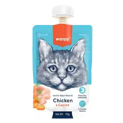 WANPY Tasty Meat Paste: Chicken + Carrot For Cat 90g