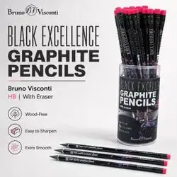HB Graphite Pencil Set – 42 Pcs