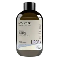 URBAN Restoring Shampoo for Damaged Hair Argan & White Jasmine 600ml _ ECOLATIER