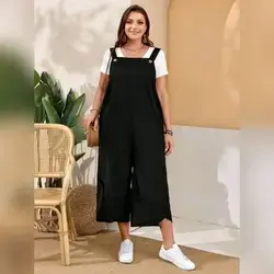 EMERY ROSE Women'S Black Overalls - Small