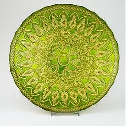 Green Mansaf Plate, 40 Cm