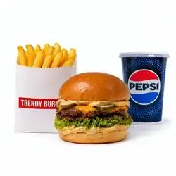 Double Smash Burger Combo