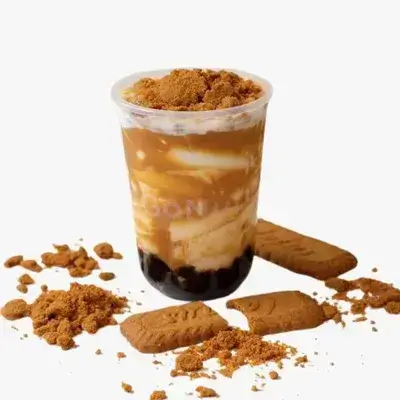 Creamy Lotus Biscoff Bubble Tea
