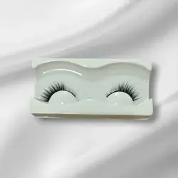 1 Pair Natural Fluffy Reusable Short Soft Fine False Eyelashes