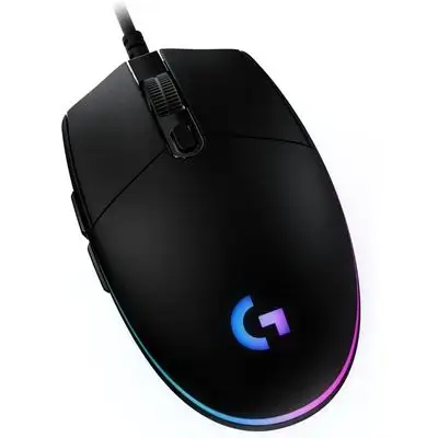 Logitech G203 LIGHTSYNC Wired Gaming Mouse – Black