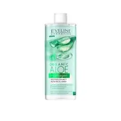 eveline cosmetics organic aloe + collagen cleansing micellar water 500ml