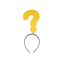 Headband - Question Mark (Yellow)