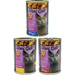 Time Cat Wet Cat Food Cans - Three Flavors