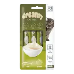 M-Pets Creamy Snack With Tuna & Scallop Flavour 4x15g