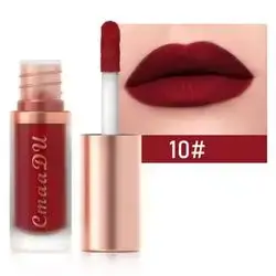CmaaDu Long-lasting Easy Coloring Lipstick, Matte Velvet Lip Gloss - Shade: 10