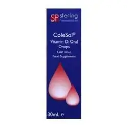 colesol vitamin d3 oral drop 2,400 iu / ml 30ml