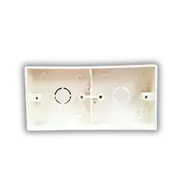 2-compartment plastic box