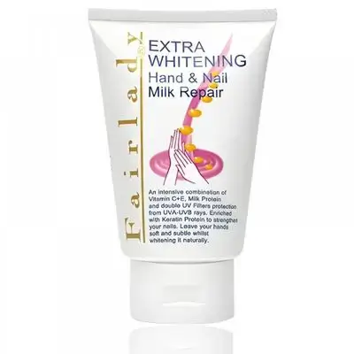 Fair Lady Daily Care Hand & Nail Cream with Milk, 100 ml -//كريم العنايه اليوميه لليدين والاظافر بالحليب من فير ليدي - 100 مل